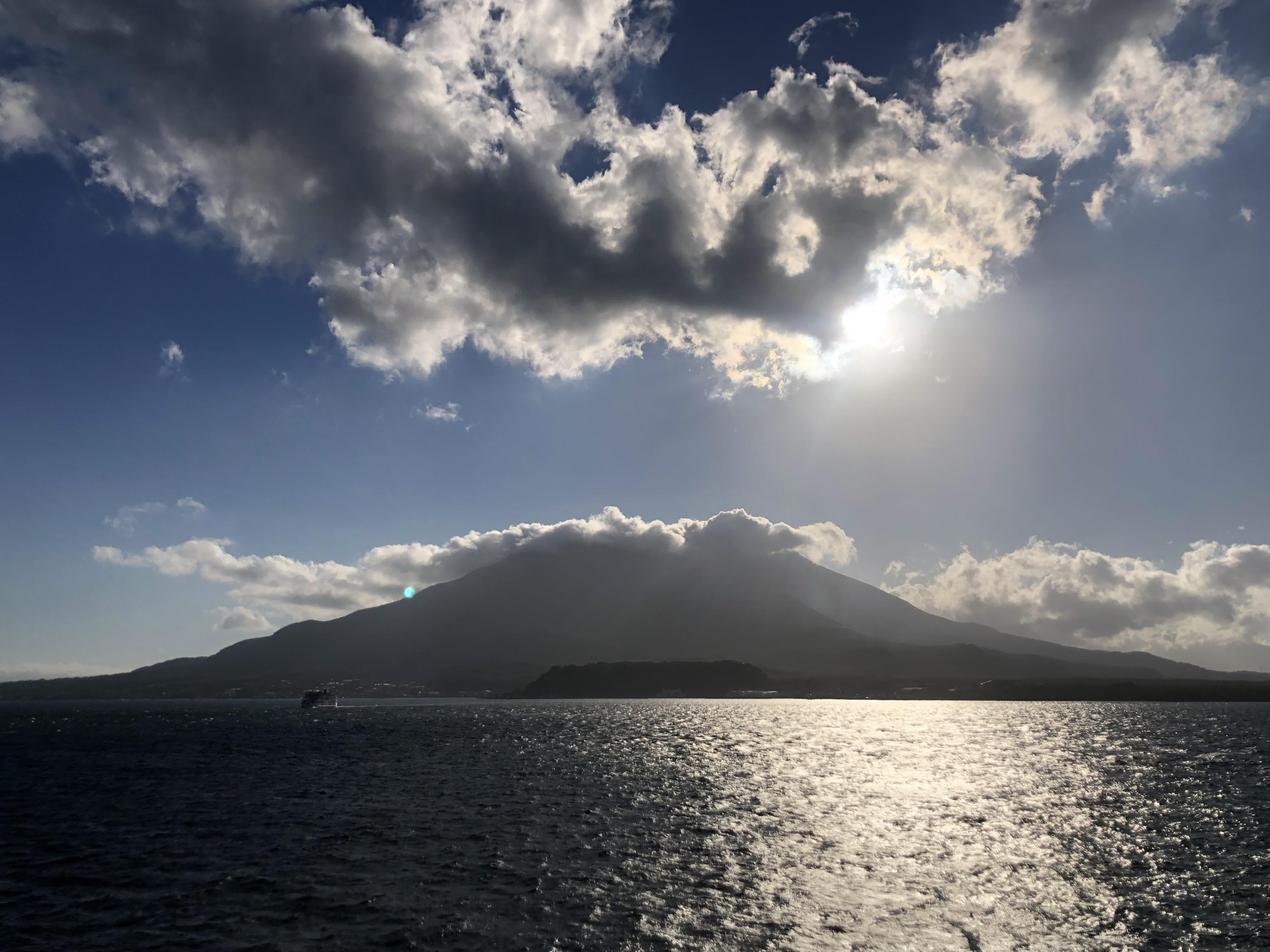 初！桜島上陸＼(^^)／