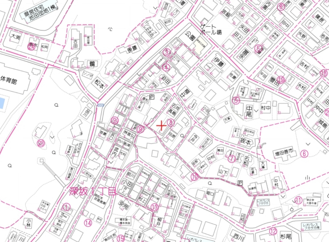 福岡県中間市深坂1丁目【土地（106.35坪）建築条件無し】をお預かりしました。